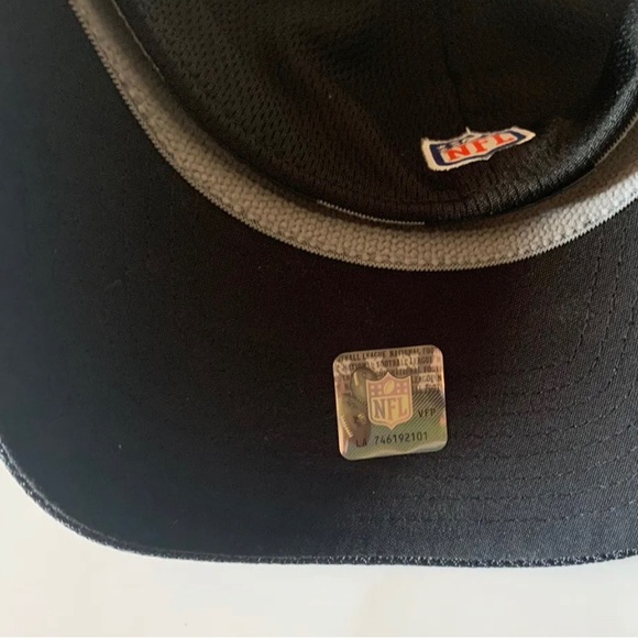 Raiders, Las Vagas, Oakland NFL Fitted Cap / Hat, 39Thirty MEDIUM-LARGE, NWT! - Picture 4 of 5
